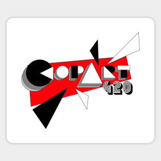 CopArt420 Logo Vamp Noir Design Magnet